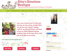 Tablet Screenshot of kittyskreationsboutique.com